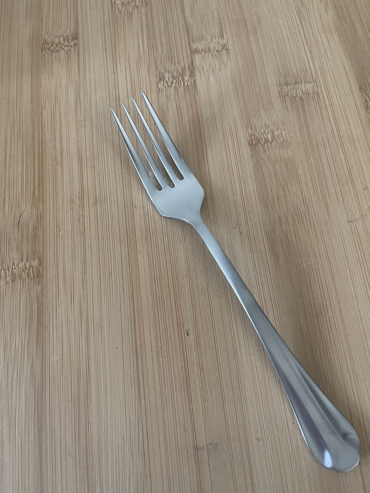 Pioneer Woman COLETTE Satin Stainless Scalloped Tri-Tip SALAD FORK 7” NEW