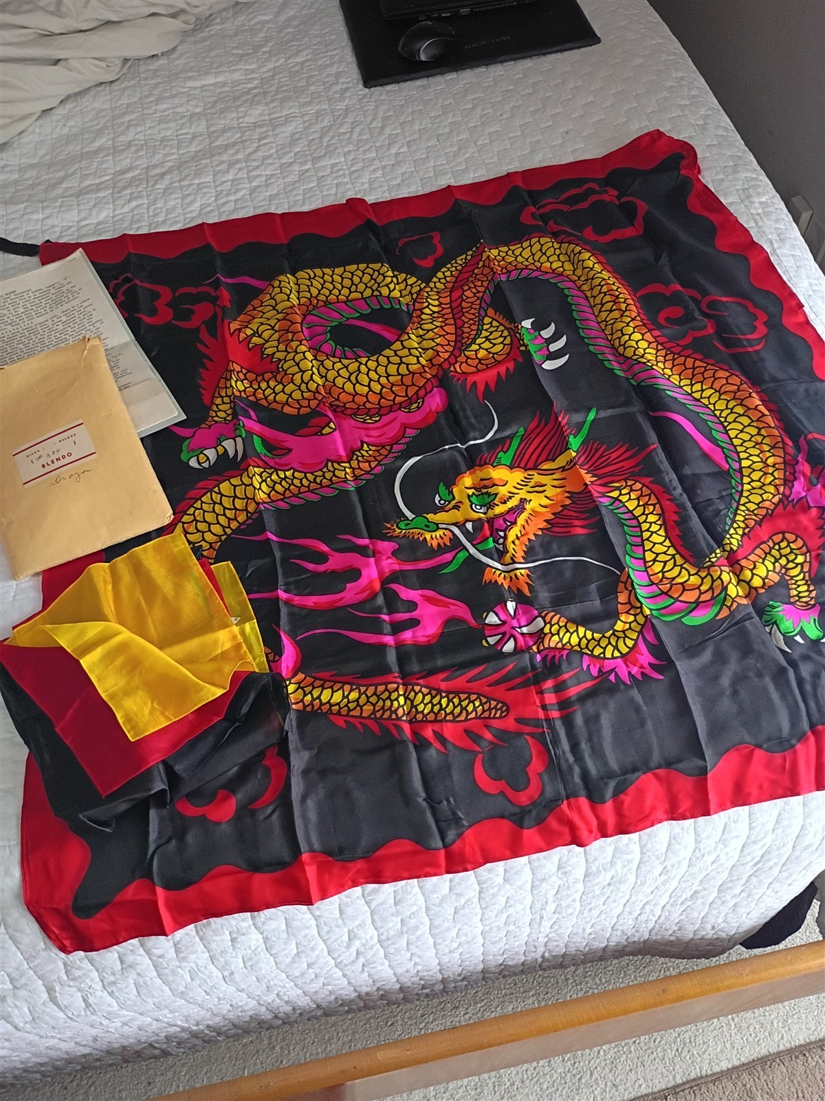 Blendo Dragon SKS Rice Silks 36" Original Instructions & Packaging