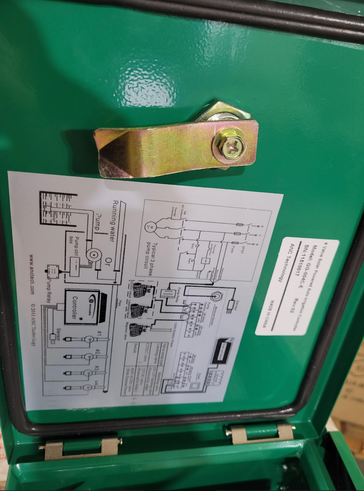 Ancnoble GG-004C-2 4 Zones Irrigation Controller with Moisture Sensor/Timer