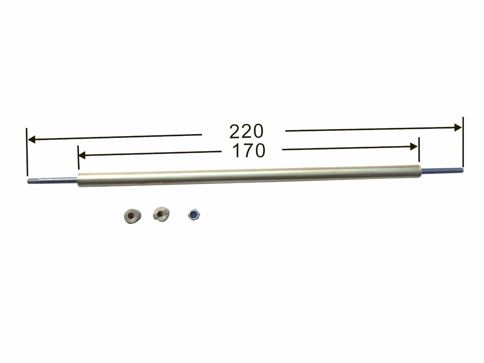 RC Model boat propeller shaft 220MM
