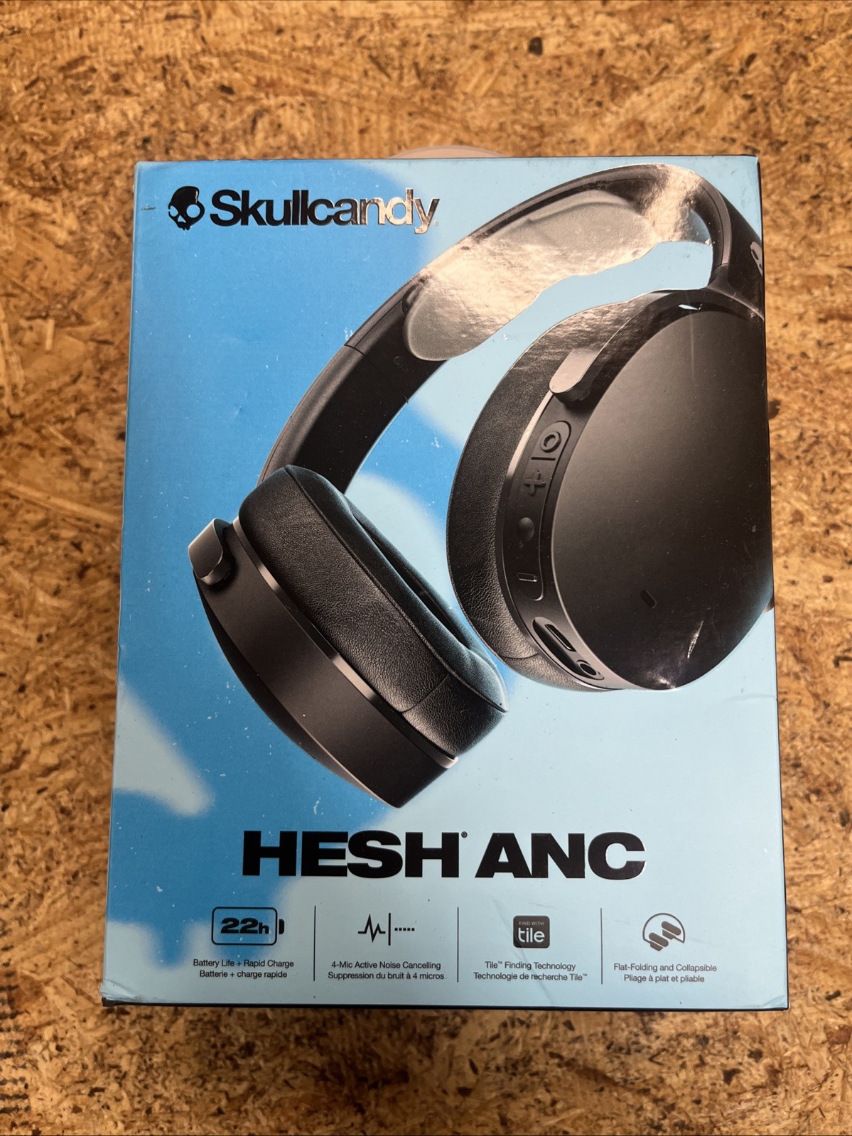 Skullcandy Hesh ANC Wireless Headphones True Black Bluetooth