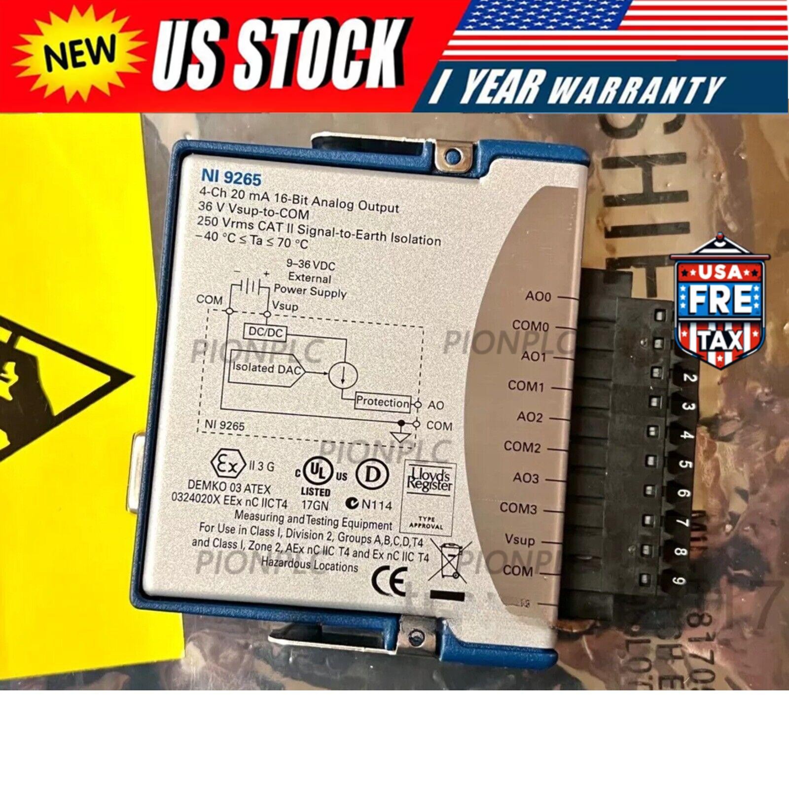 NEW National Instruments NI 9265 NI-9265 Current Output Module