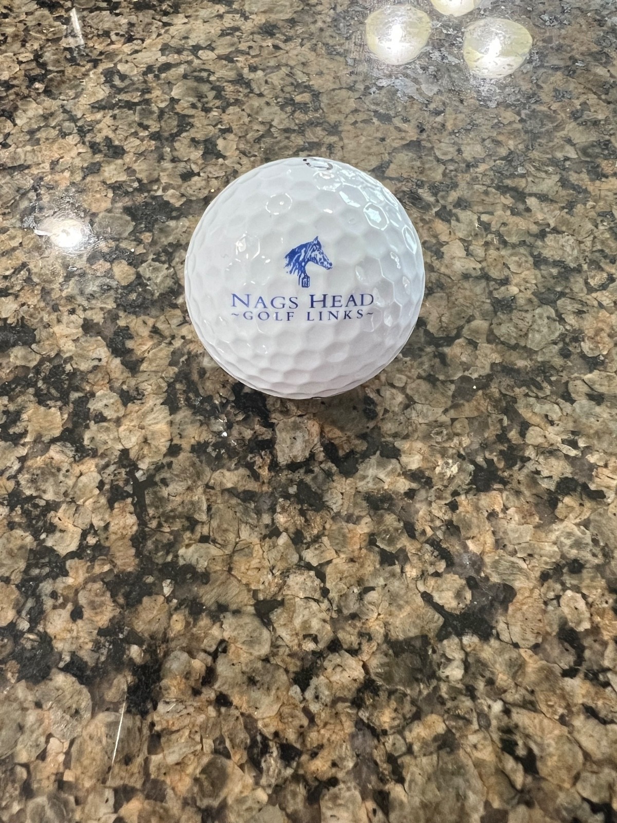 LOGO GOLF BALL-ORIGINAL NAGS HEAD GOLF LINKS-OUTER BANKS, NC‼️