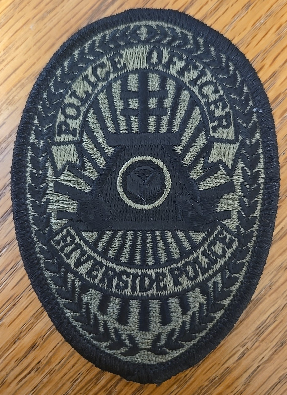 RIVERSIDE CALIFORNIA small POLICE PATCH