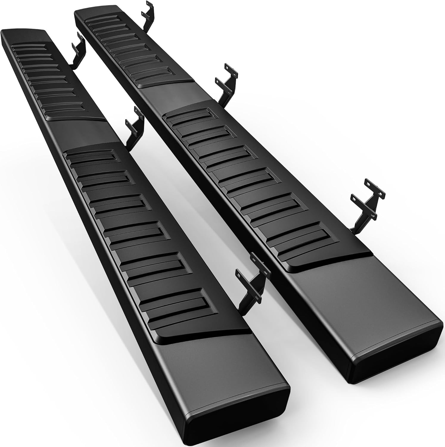 6" Running Boards for 2015-2026 Ford F150 F250 F350 SuperCrew Crew Cab Black