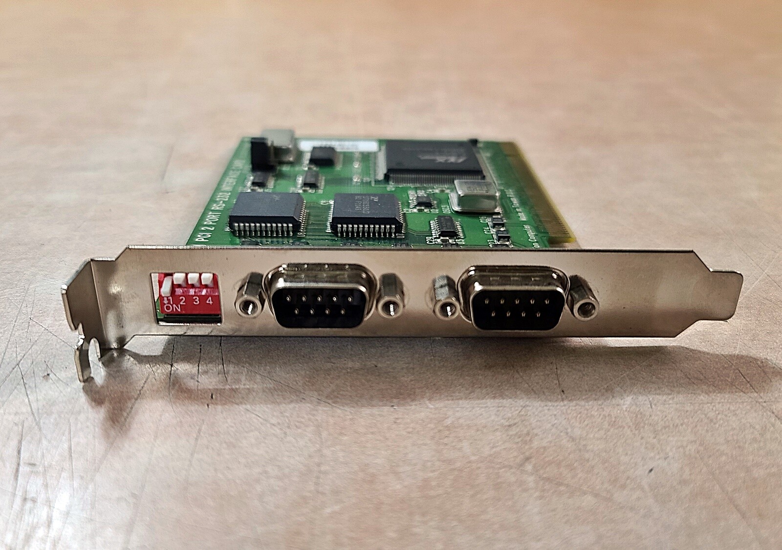 Decision PCI Interface Card PC COM PCI 2 Port RS-232 free ship