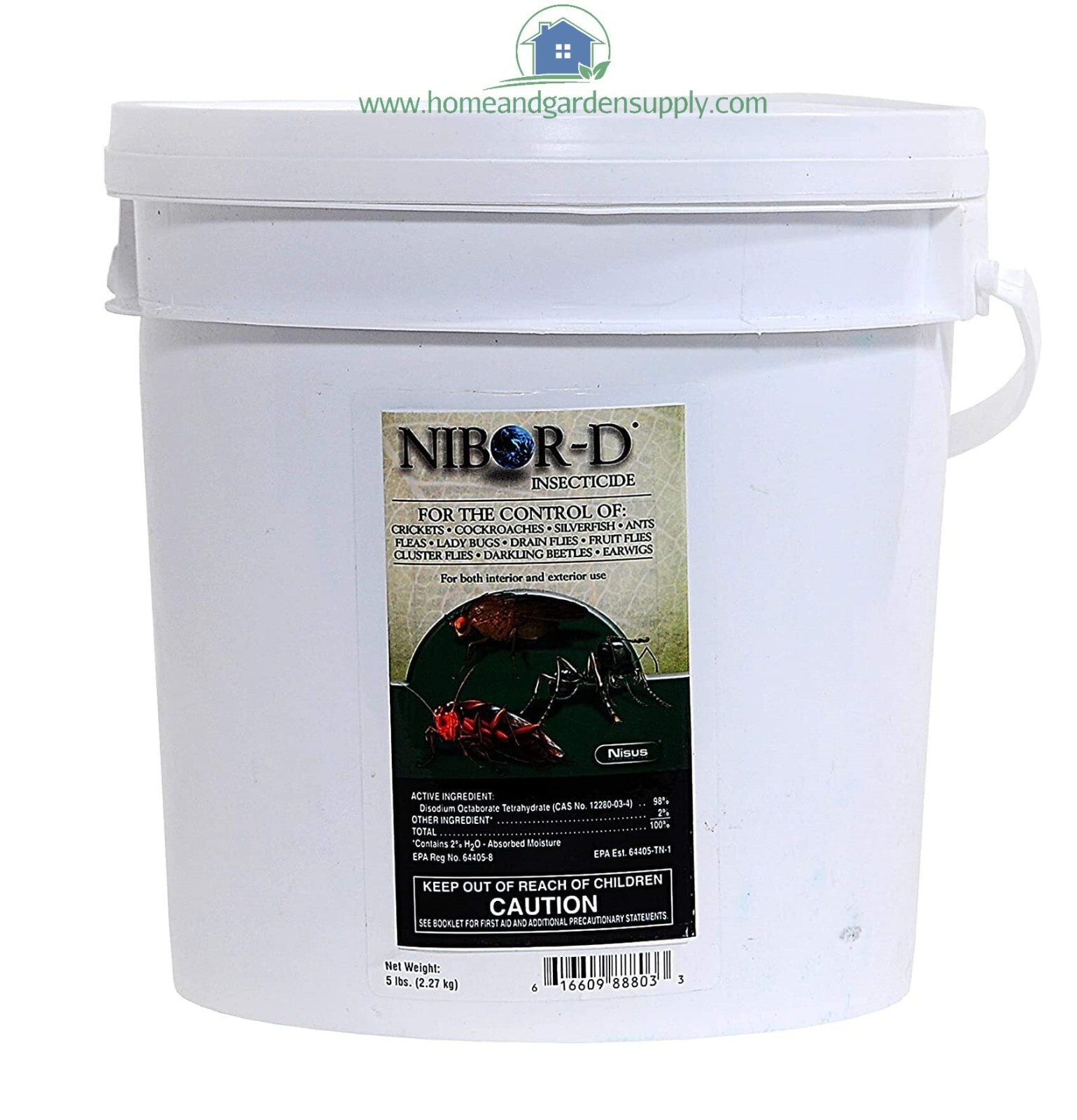 Nibor-D Broad-Spectrum Insect Fungi Control 5 lb Pail by Nisus Corporation