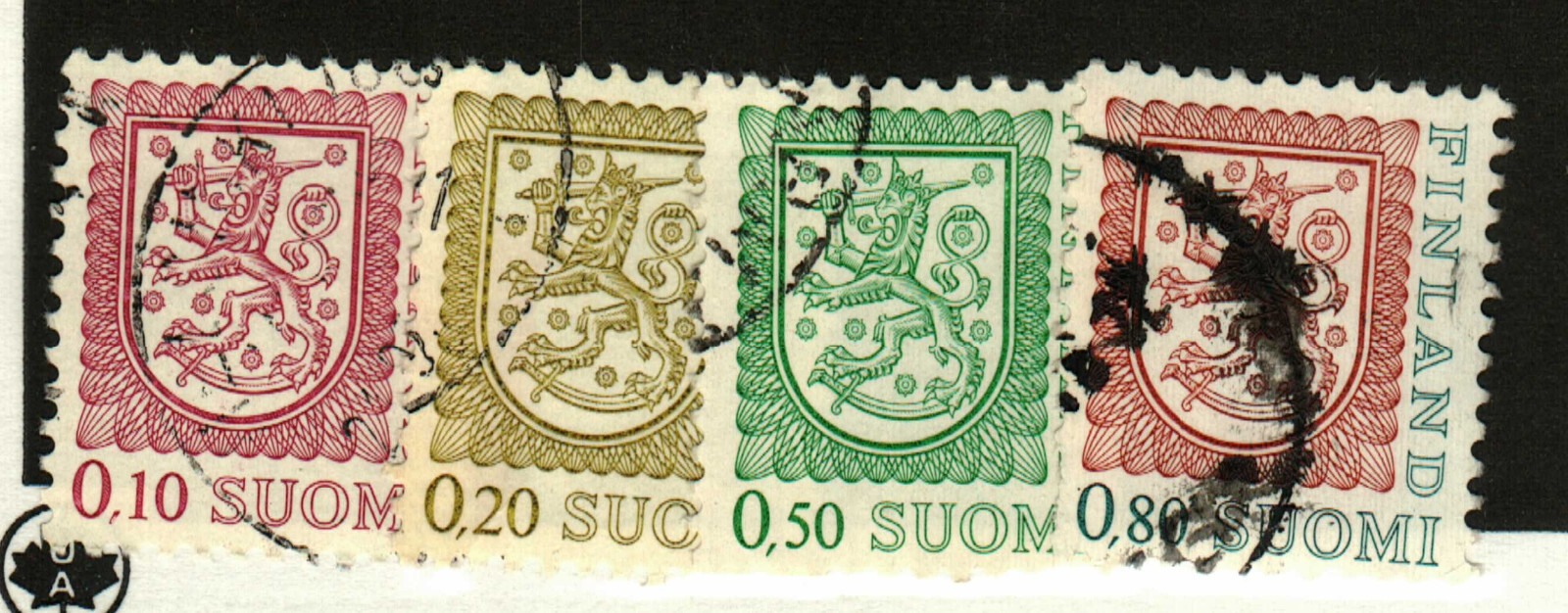 Finland #555-6,  559, 562 used