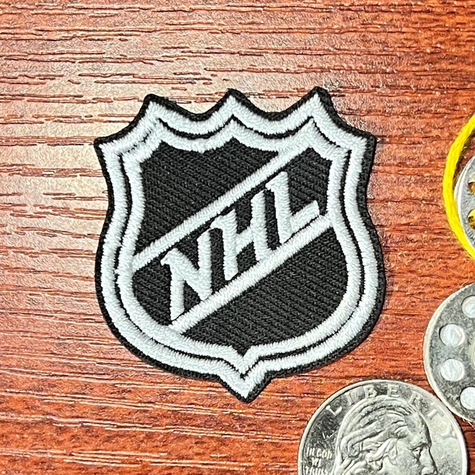 NHL Logo Patch National Ice Hockey League Sports Embroidered Iron On 1.75x1.5"