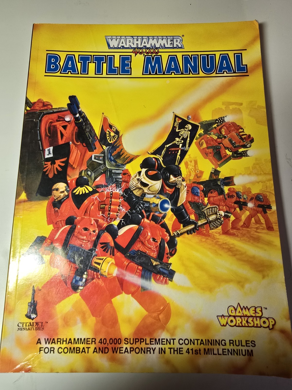 Warhammer 40,000 Battle Manual (1992) Rogue Trader Supplement – GW – Clean Copy
