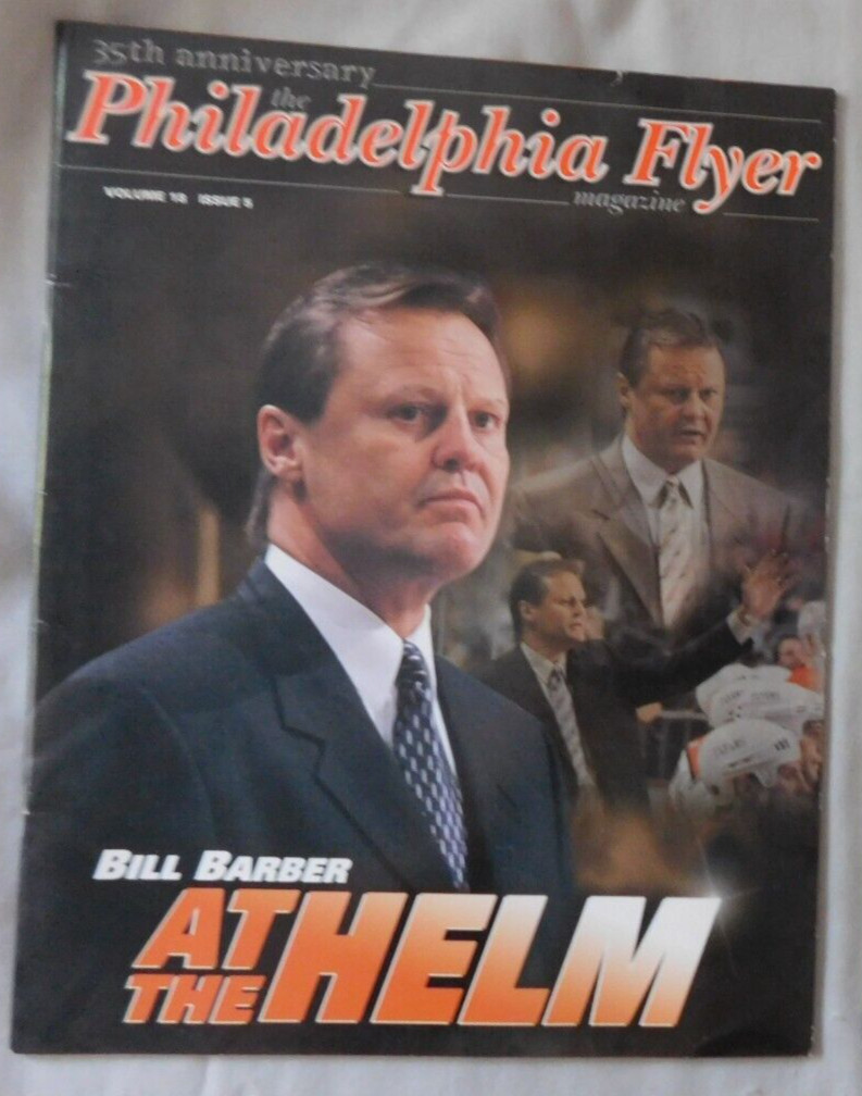 Bill Barber 2001-02 Philadelphia Flyers Magazine Program Vol 18 #5