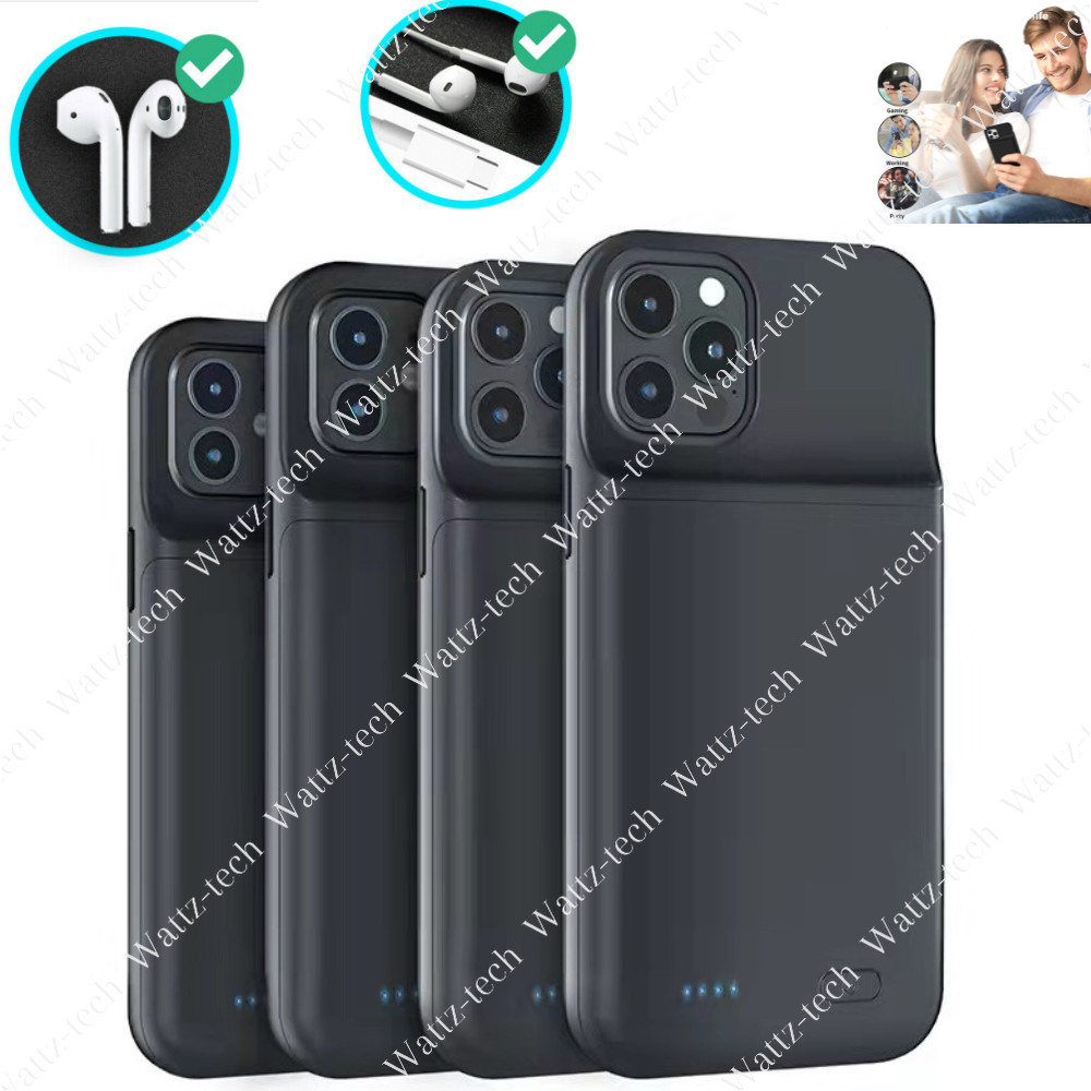 6800mAH Battery Charger Case Power Bank Cover For iPhone 11 12 13 14 Pro Max XR