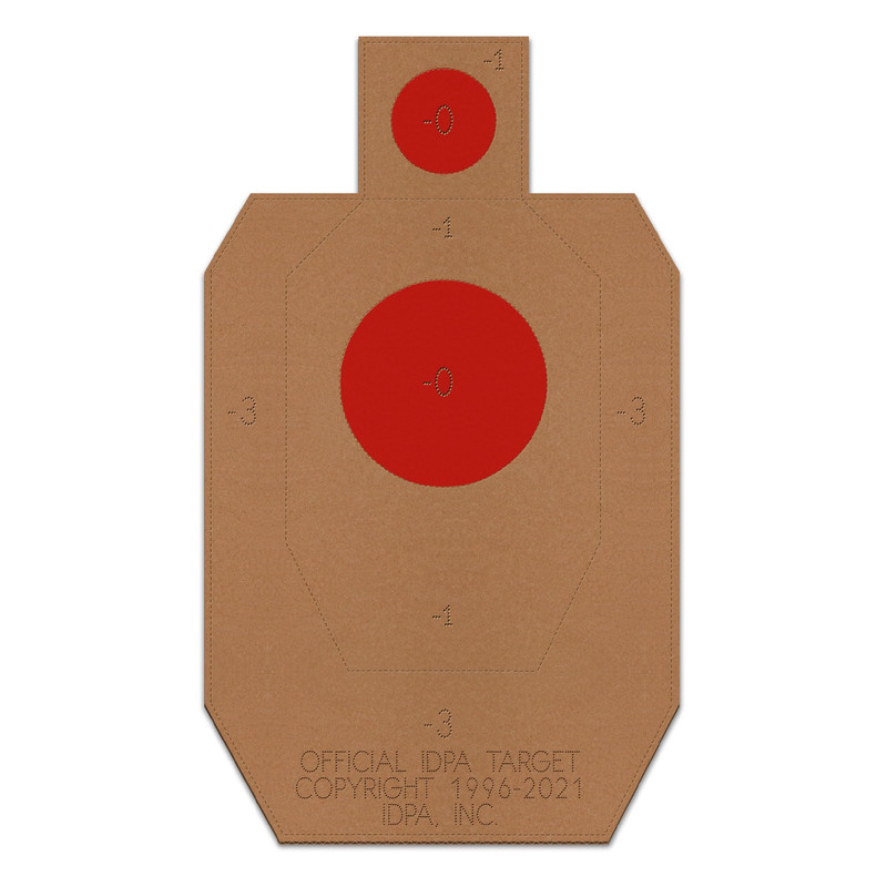 Chltargets.Com Official Idpa Cardboard Shooting Targets Competition Torso