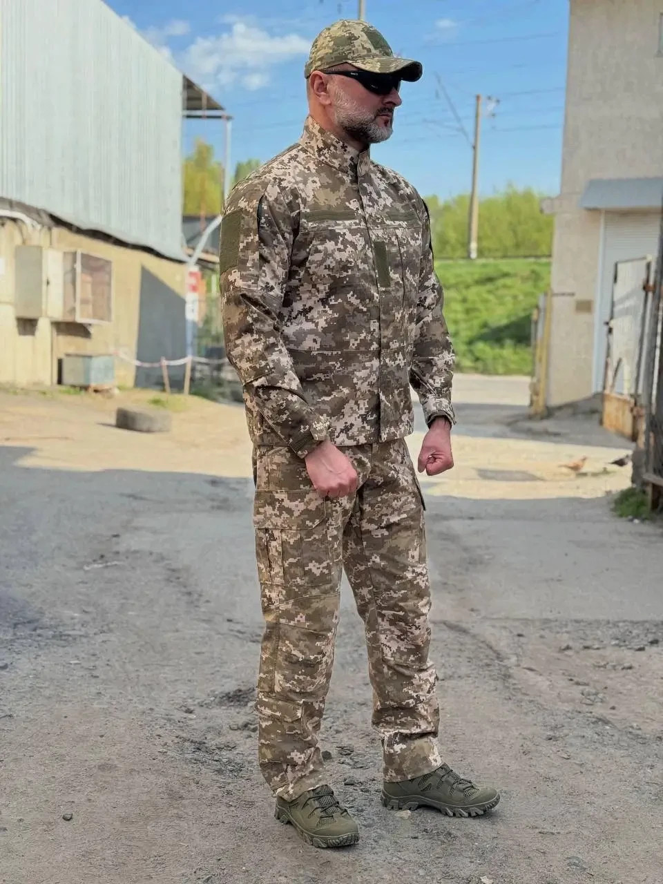 Tactical military uniform, pixel💛💙