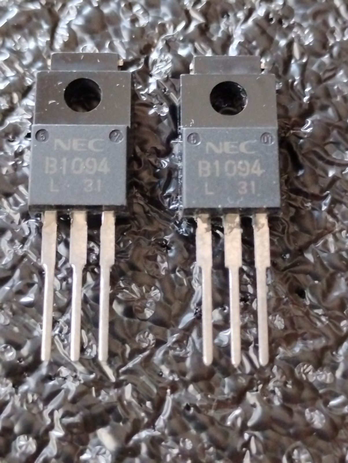2SB1094 PNP NEC Transistors Qty-2 The Complement is 2SD1585