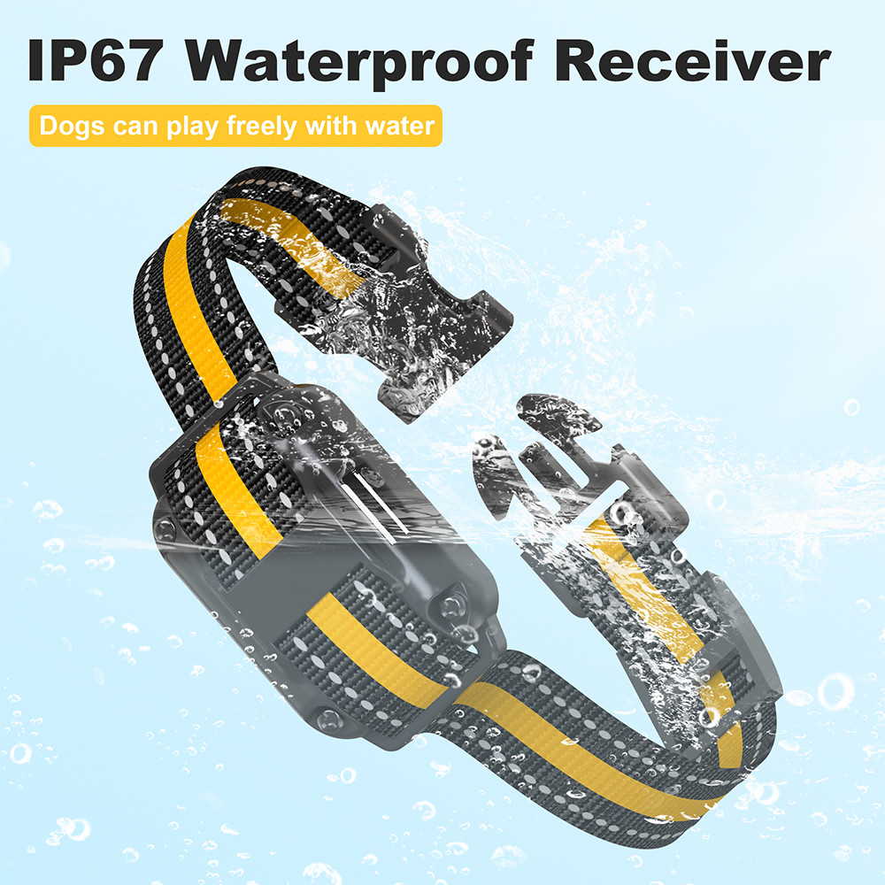 3300FT Dog Training Collar with Remote IP67 Waterproof Rechargeable Pet E-Collar