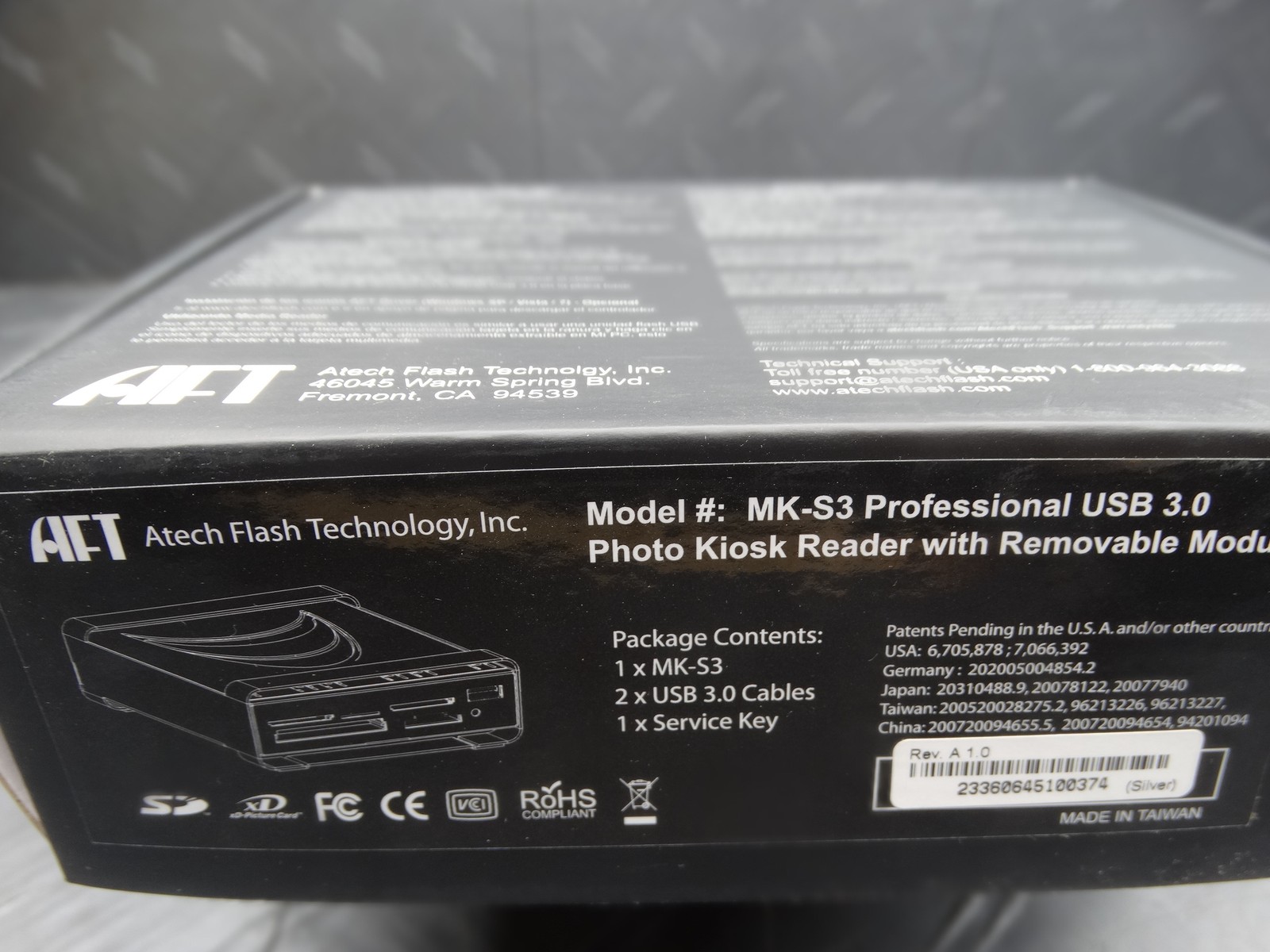 AFT Professional USB 3.0 Photo Kiosk Forensic Card Reader Removable Module MK-S3