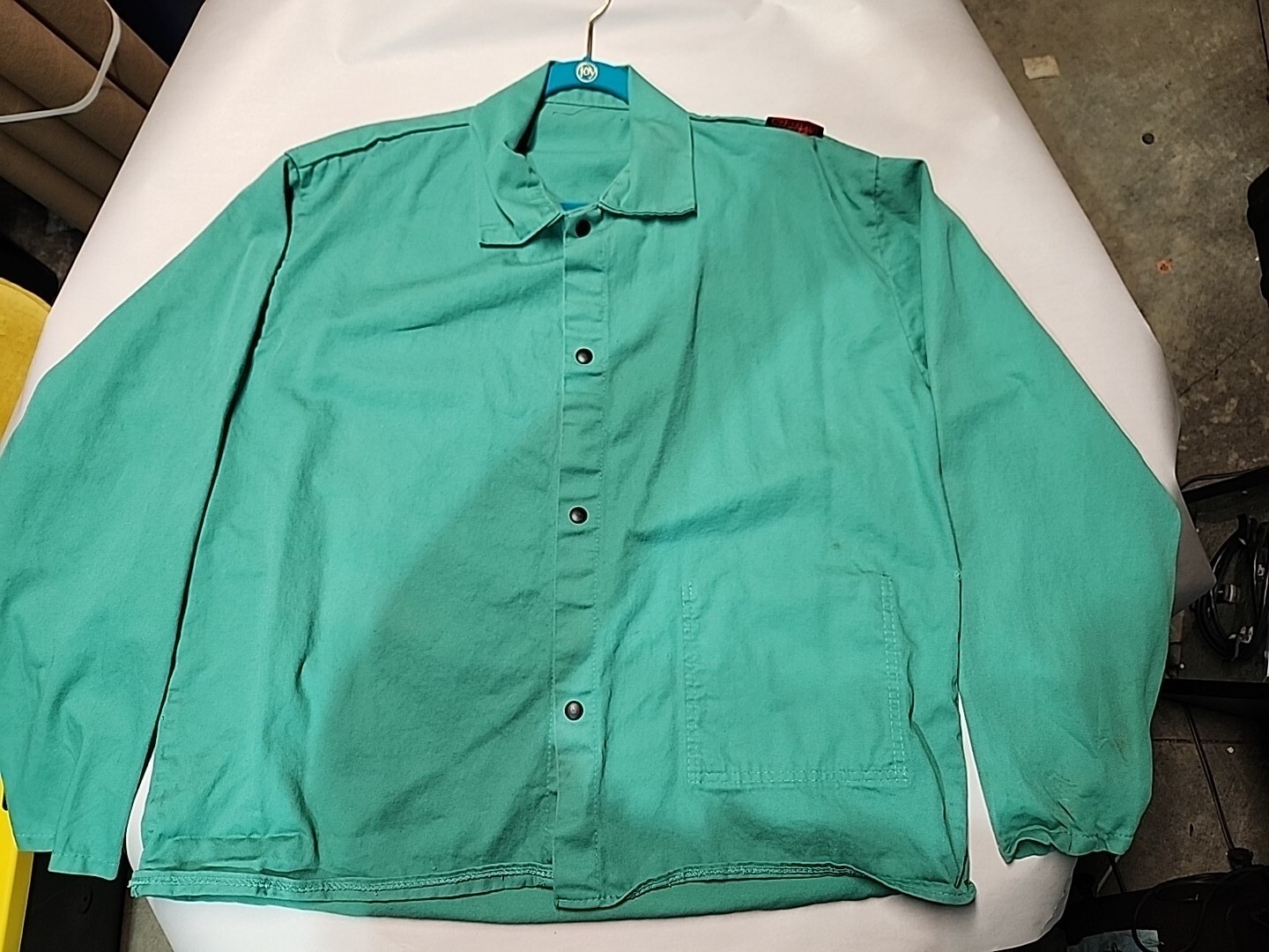 Steel Grip Green WESTEX Fire Flame Resistant Welding Jacket FR-7A Xl