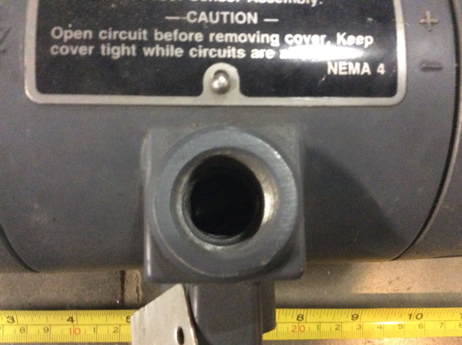 Fisher Controls Type TE1220 Temperature Transmitter Input Sensor Type J T/0