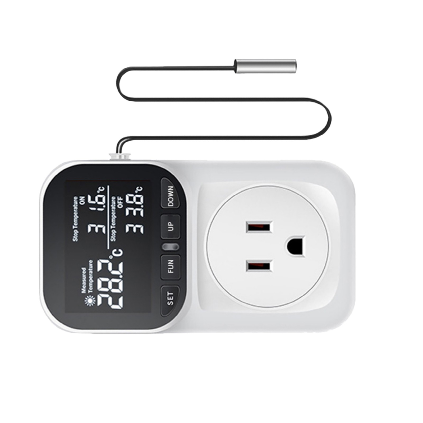 Temperature Controller Plug Digital 16A Thermostat For Home Brewing Wine Making