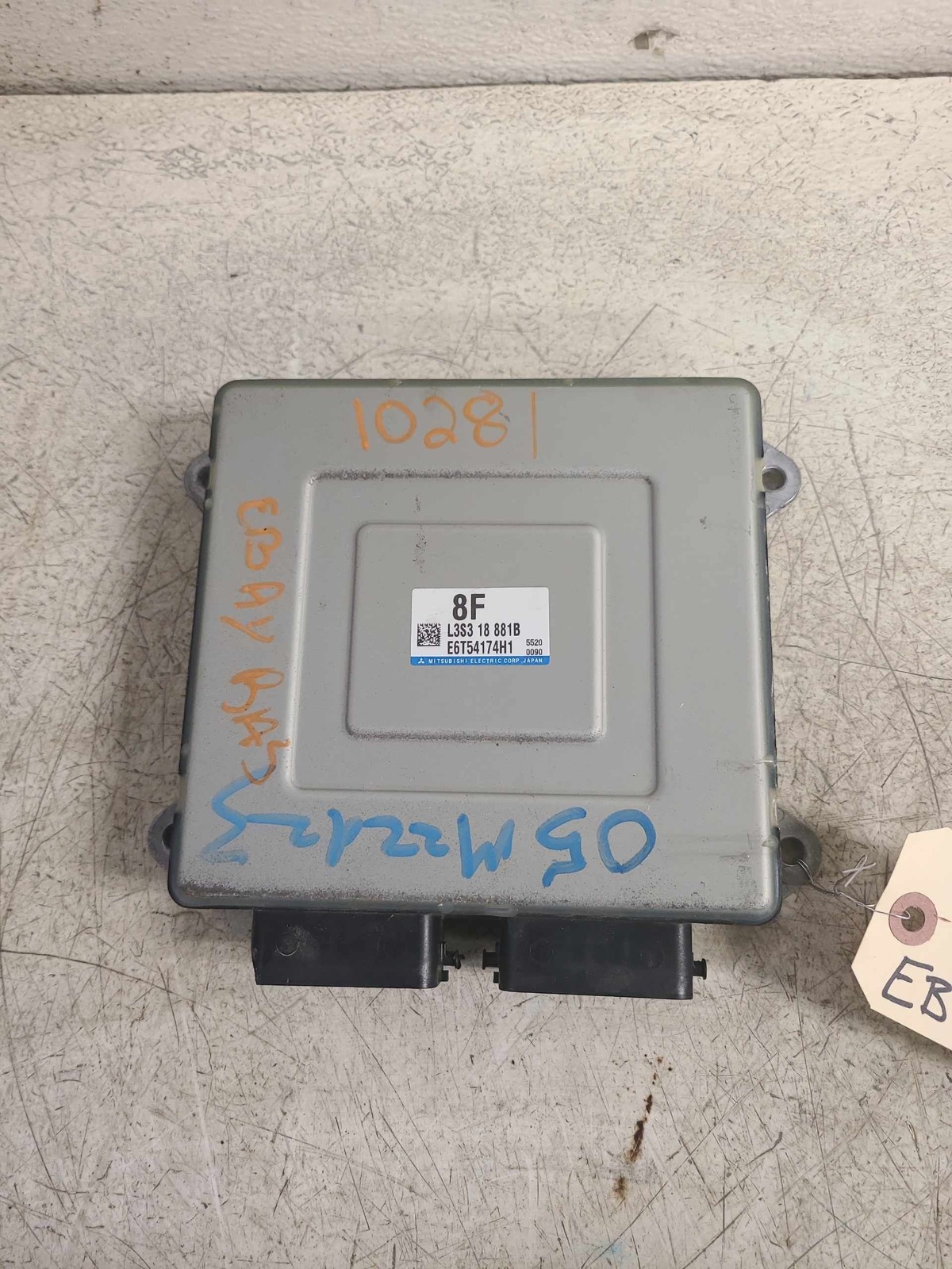 2004-2005 MAZDA 3 2.3L AUTO ENGINE COMPUTER ELECTRONIC CONTROL MODULE ECM ECU