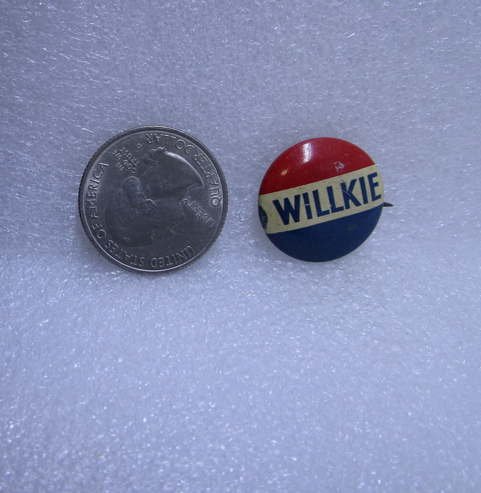 Wendell Willkie Political Button Pin