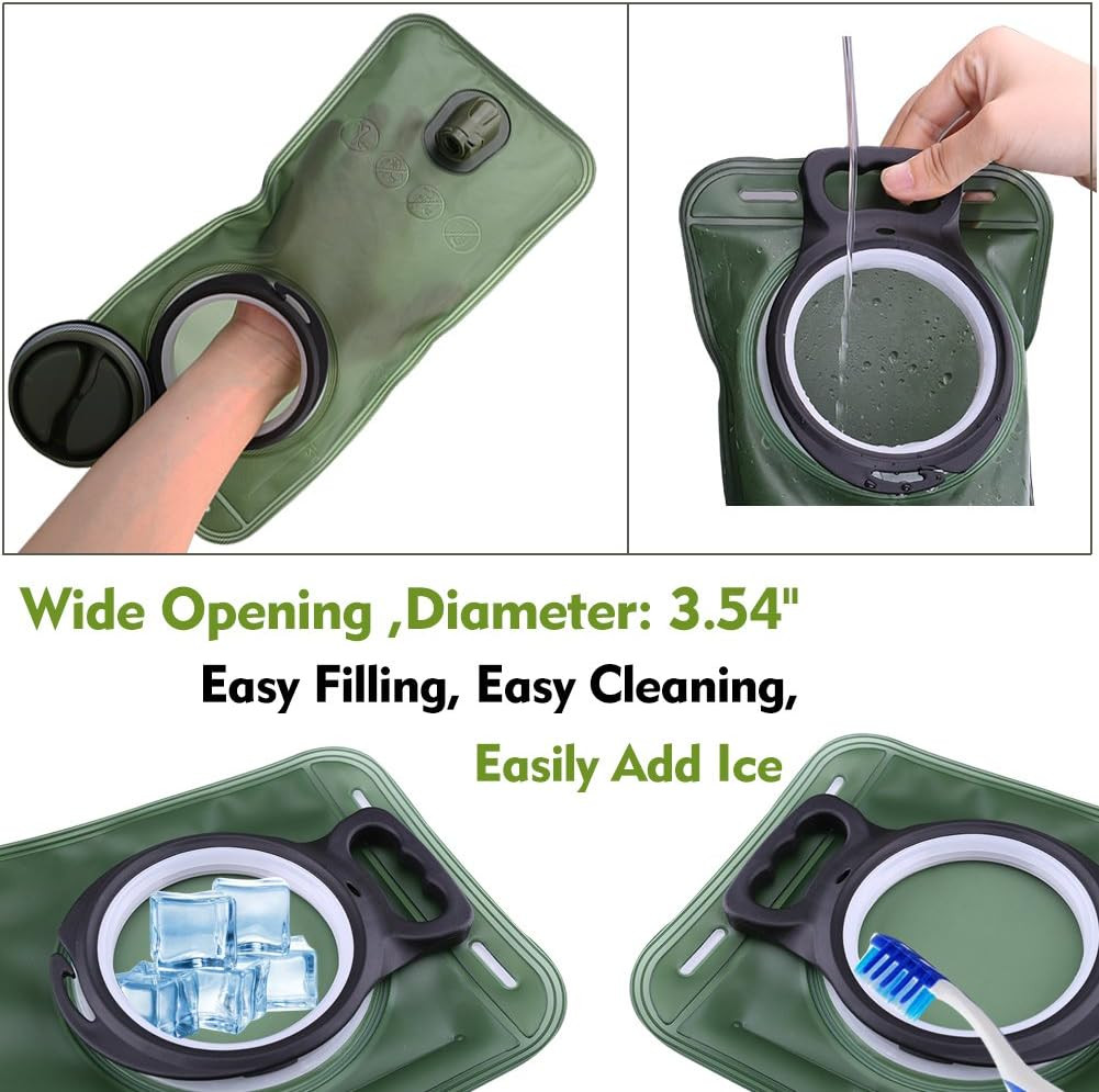 2 L Water Pack Hydration Bladder Reservoir Camel Back Replacement Running Hiking