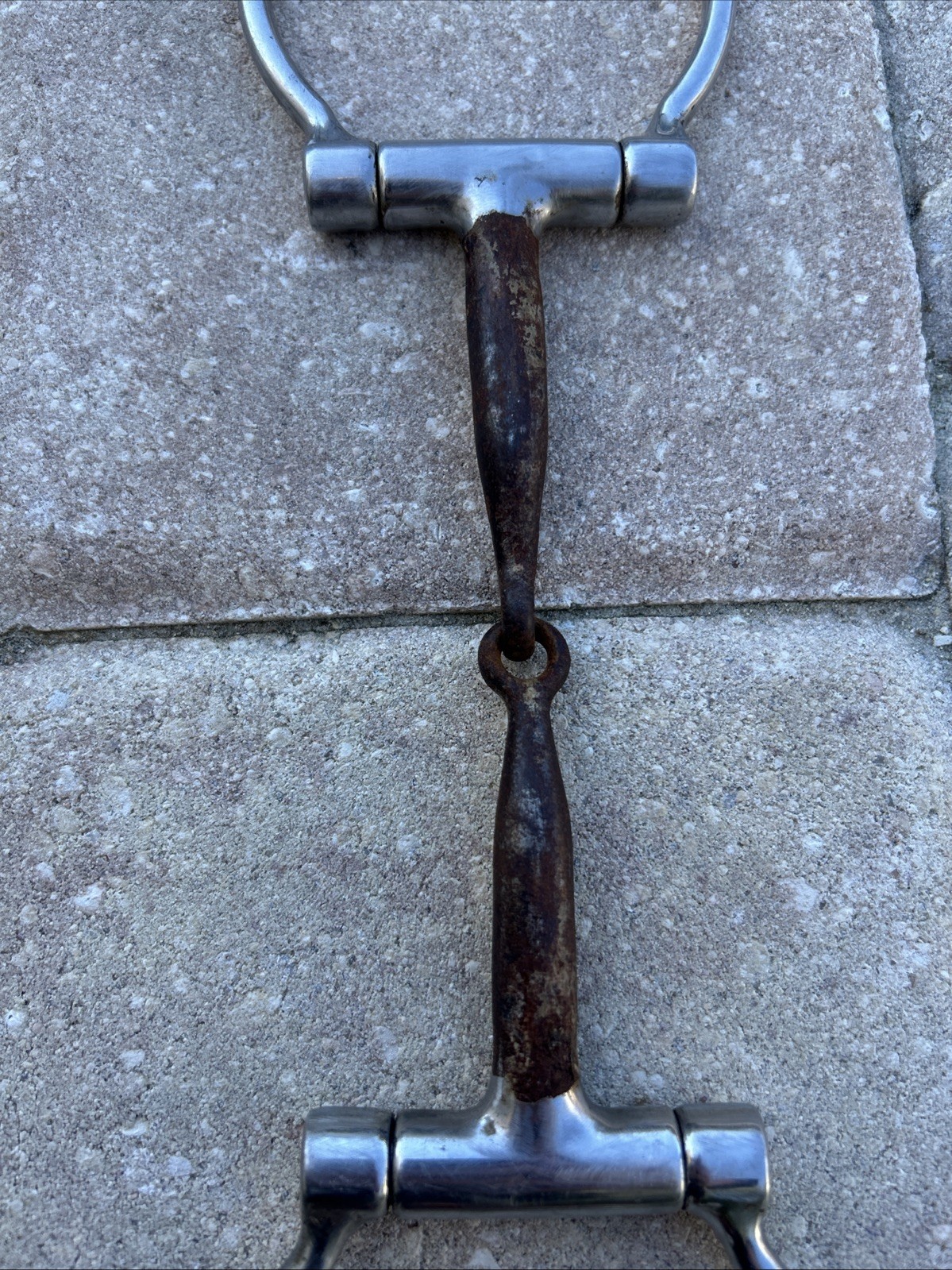 Snaffle Bit Dee Ring Smooth With Copper Inlay 5” Riding Equestrian Horse Bit