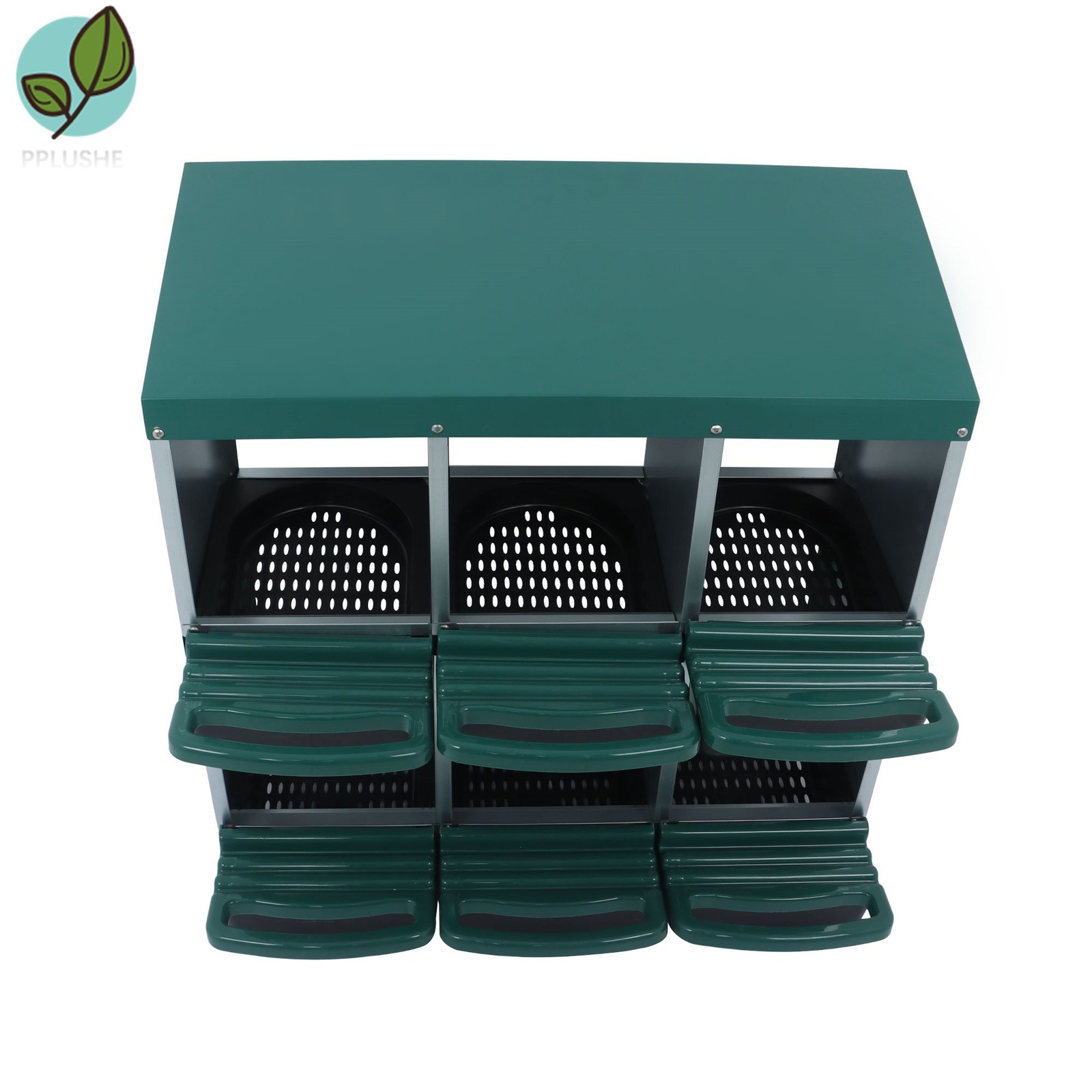 Better Environment 6 Hole Chicken Egg Laying Nest Box Nesting Boxes For Chickens