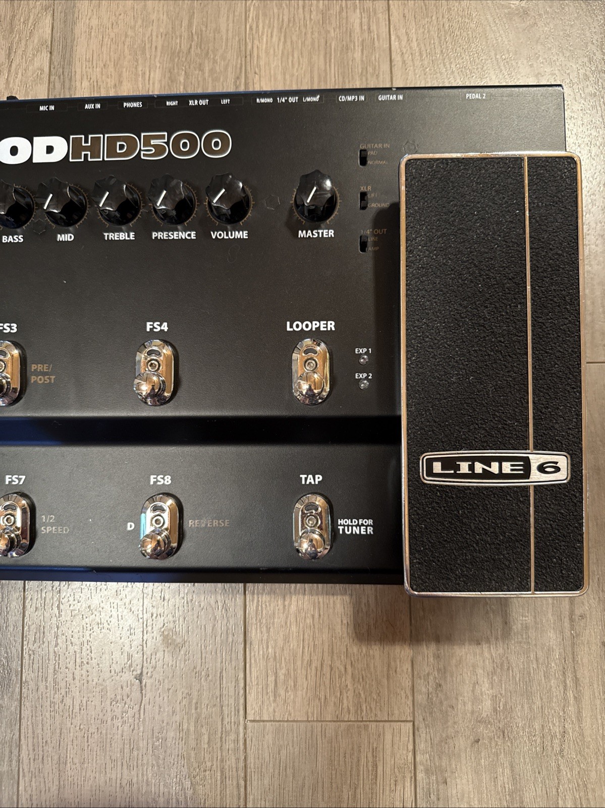 Line 6 POD HD500 Guitar Multi-Effects Processor Amp Simulator USED Tested