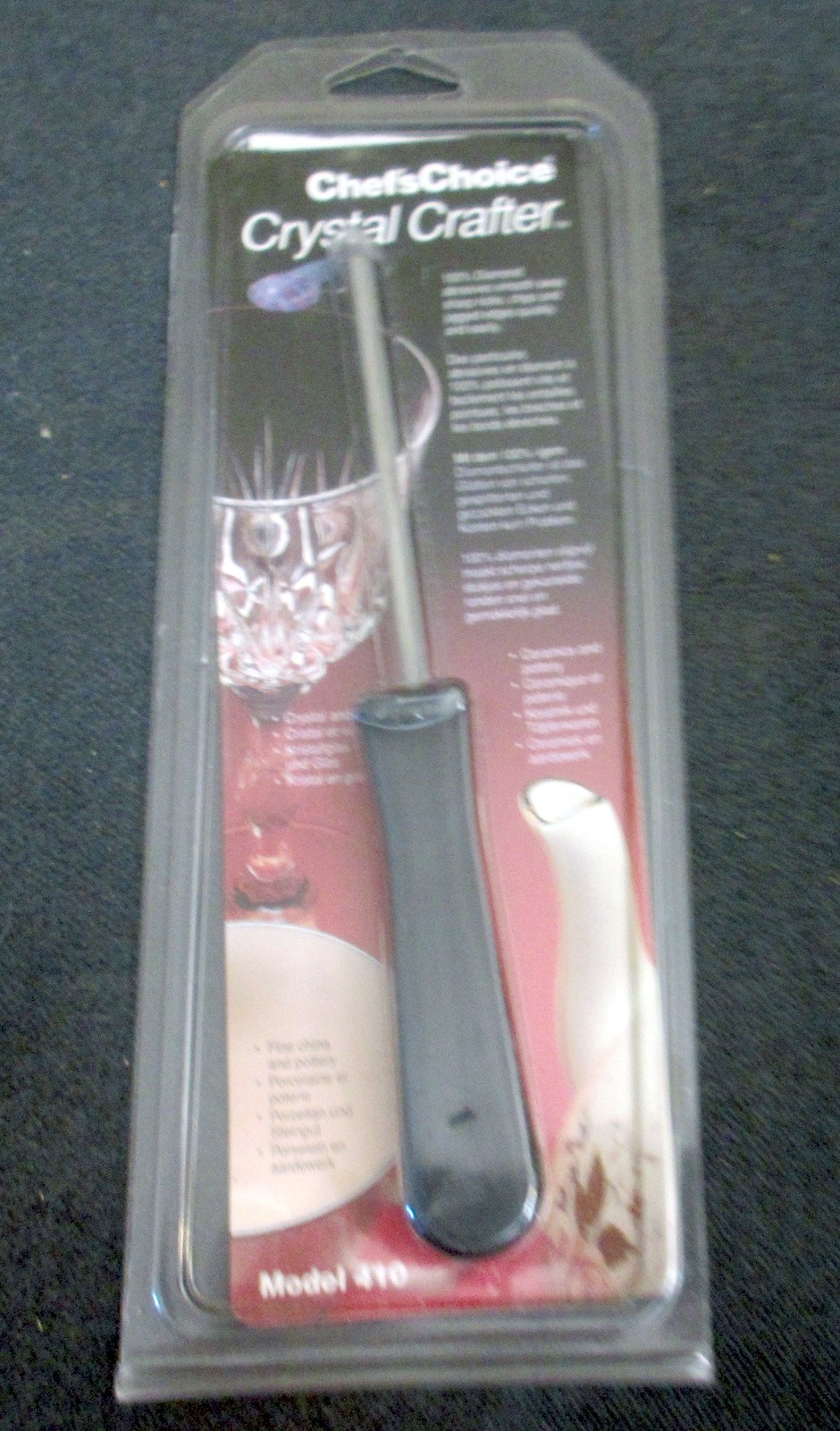 Chef's Choice Crystal Crafter Diamond Abrasive Model 410 New Sealed   csx