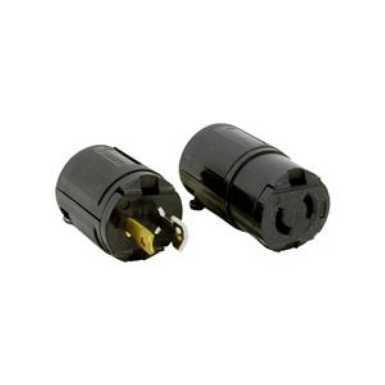Coil Cord Female Locking Device for 2 Wire 18AWG Gauge Cable
