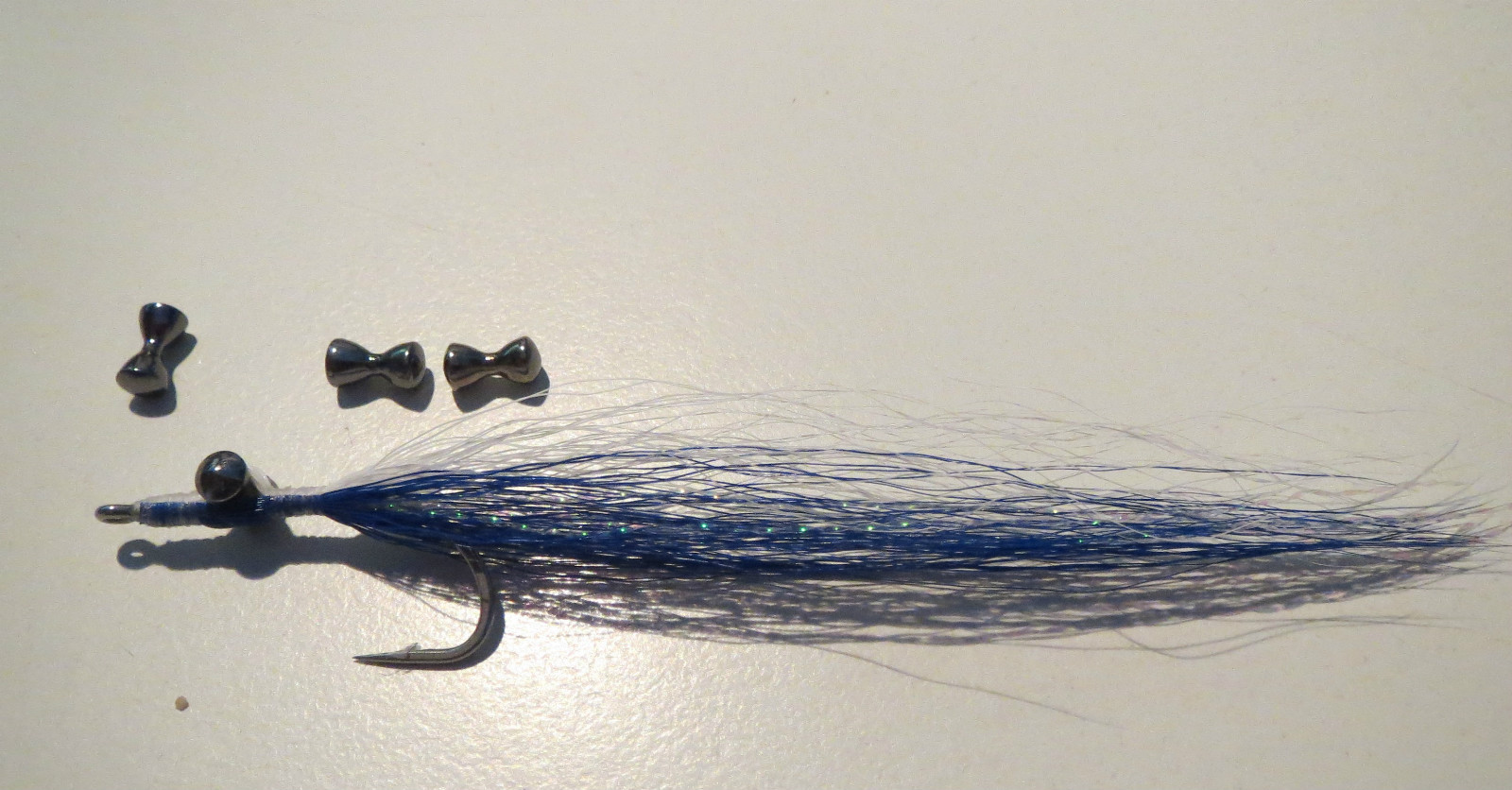 Gun Metal dumbell eyes for fly tying 4mm