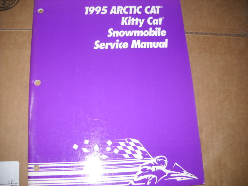 1995 ARCTIC CAT Kitty Cat Service Repair Shop Manual OEM 2255-125
