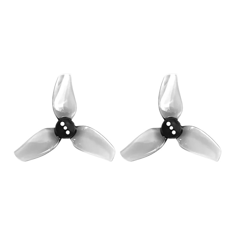 HQProp T2.2x2x3 Gray PC Tri-Blade Prop 2CW 2CCW for FPV Drone 2.2 Inch 4pcs