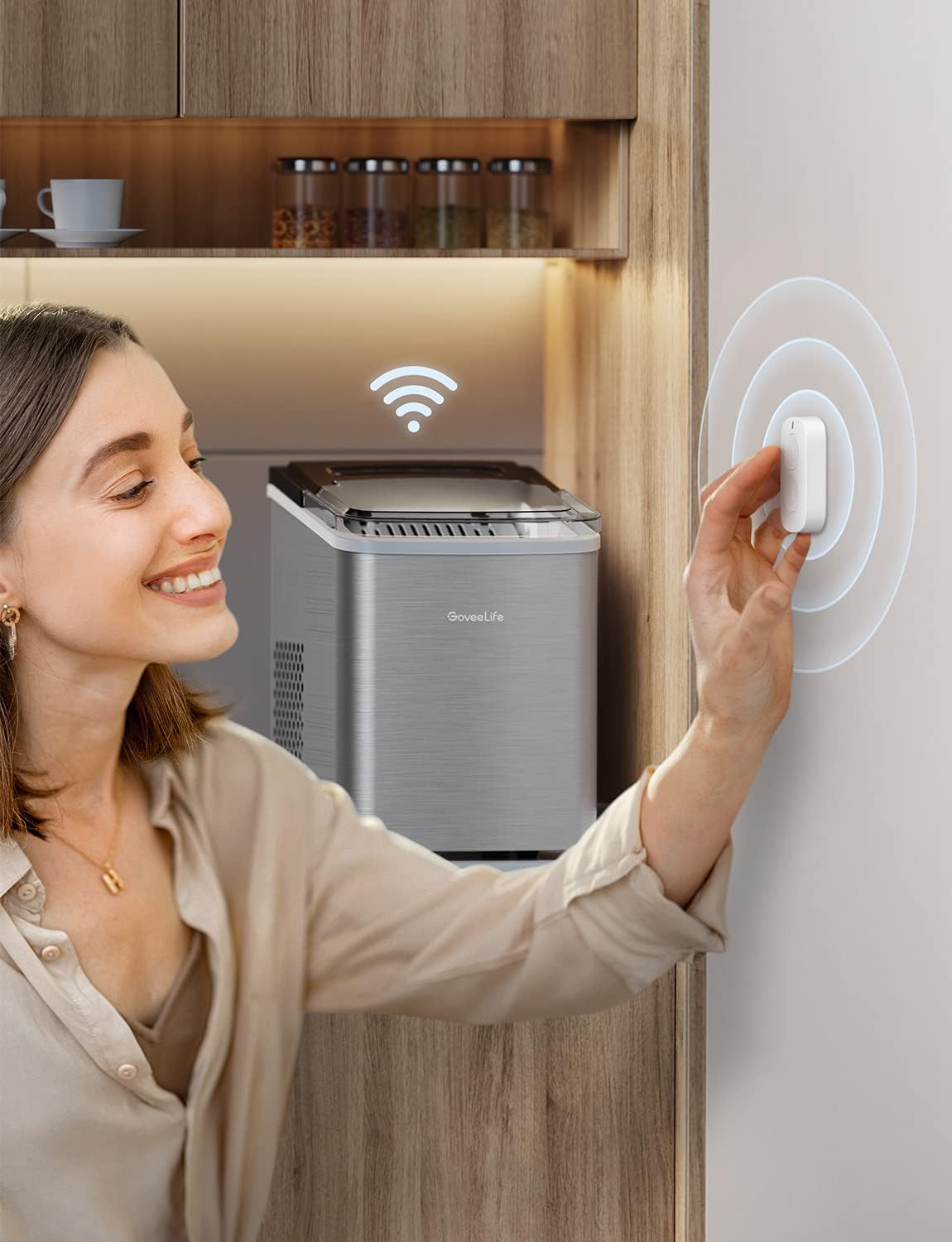 Smart Mini Double Button Switch, Group Control Multiple Devices | Versatile Wire