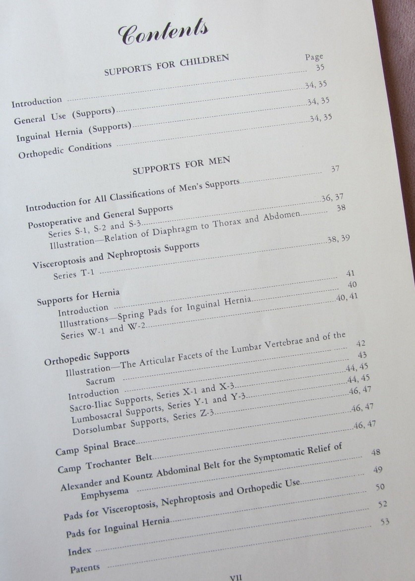 1948 Physicians + Surgeons Reference Book *Prescribing CAMP Anatomical Supports