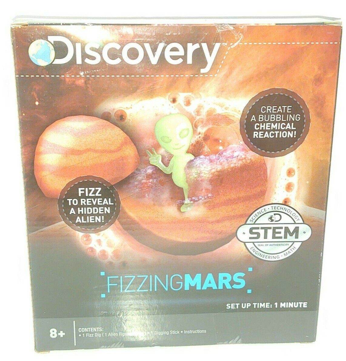 Discovery Kids Fizzing Mars Space Alien Educational Toy STEM Learning Ages 8+