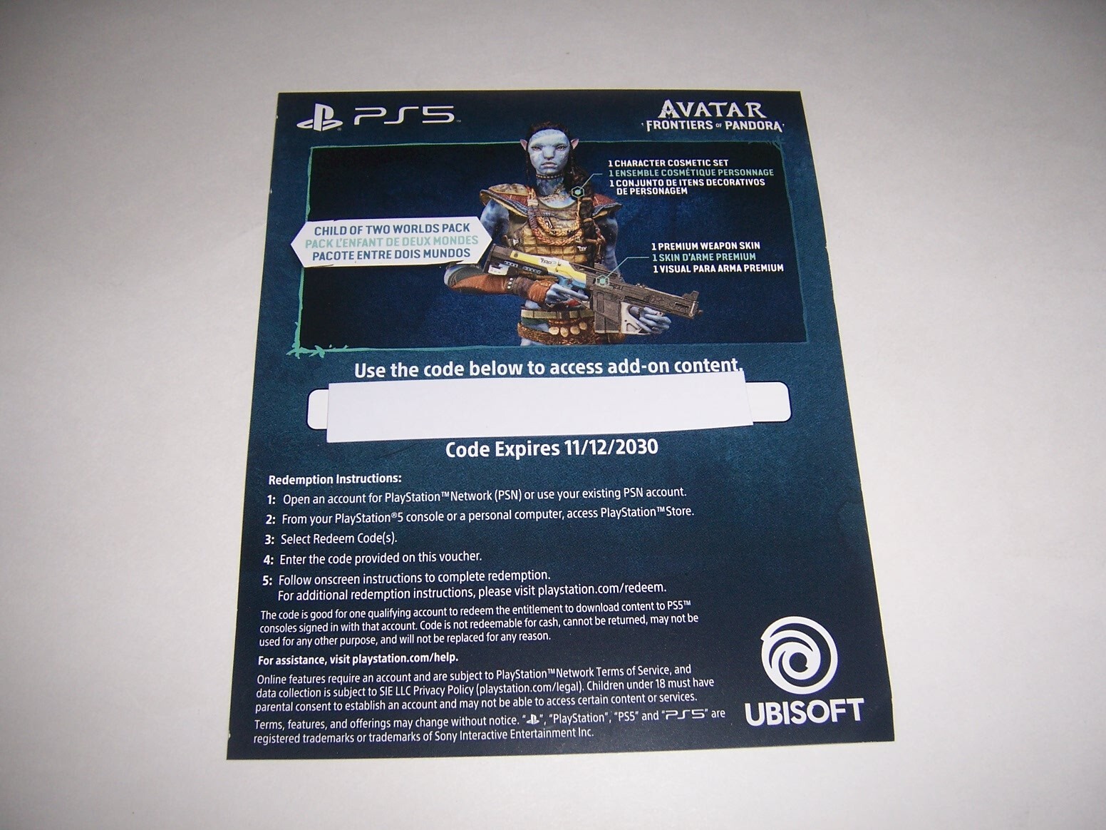 Avatar Frontiers of Pandora Child of Two Worlds Bonus DLC PlayStation 5 PS5