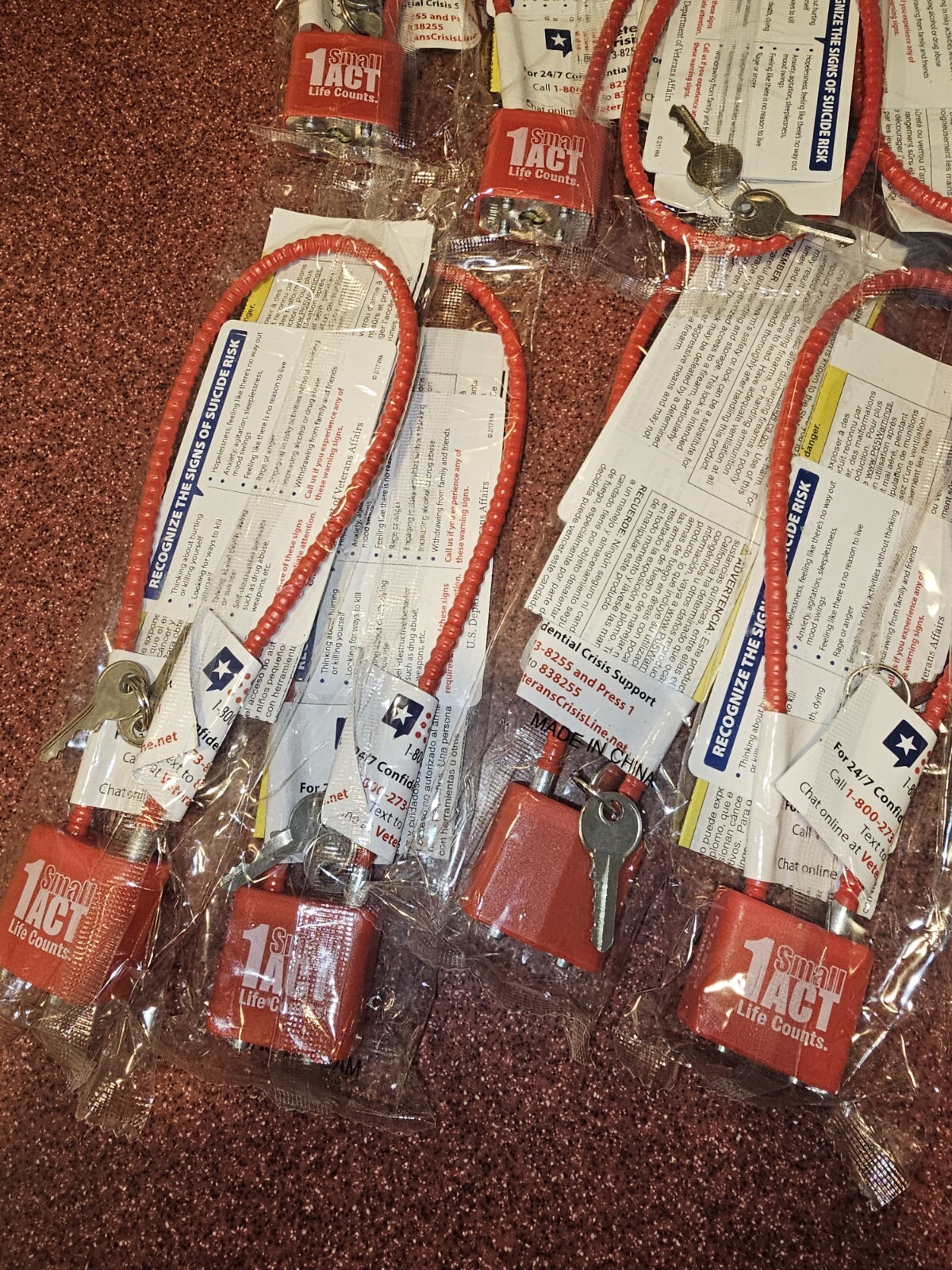 Rifle - Pistol Cable & Locking With Key New In Package Set L@@K!!! One Only