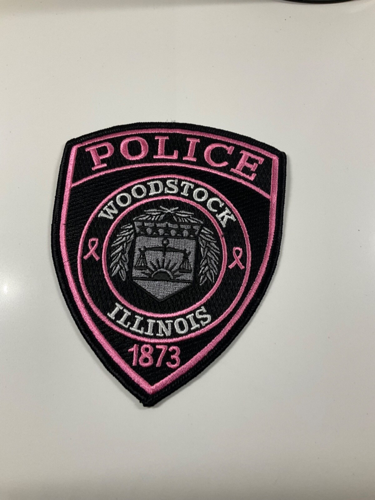 Breast Cancer Awareness Woodstock Police State Illinois IL
