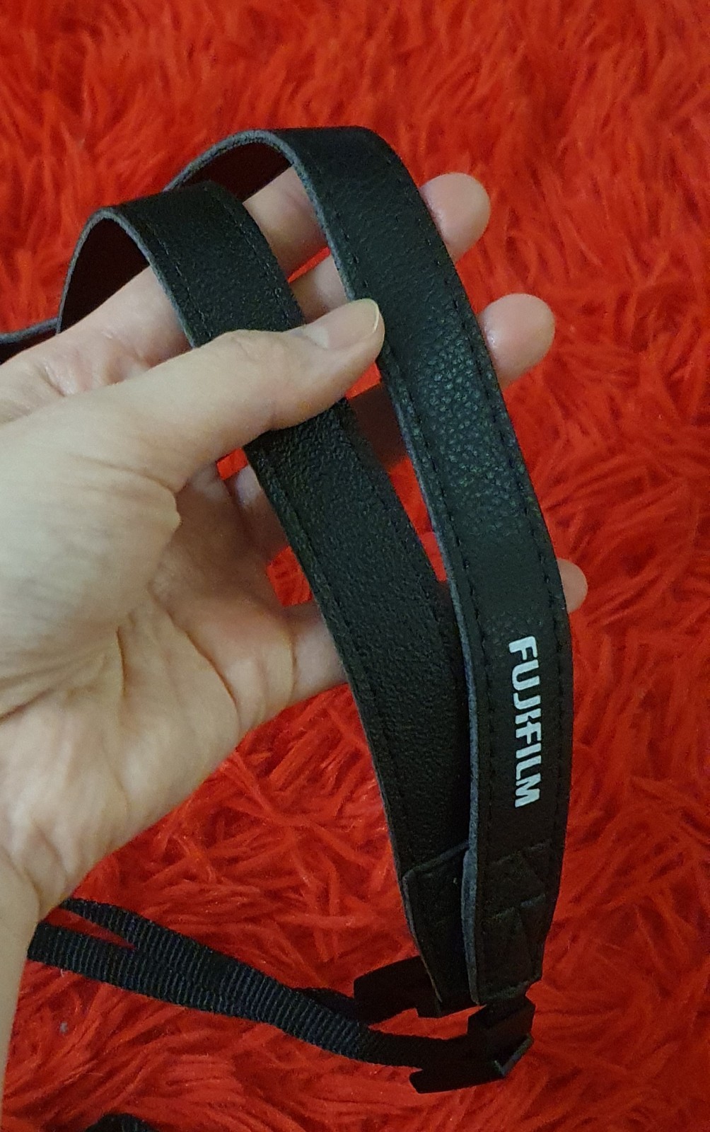 Fujifilm Black Leather Neck Shoulder Camera Strap
