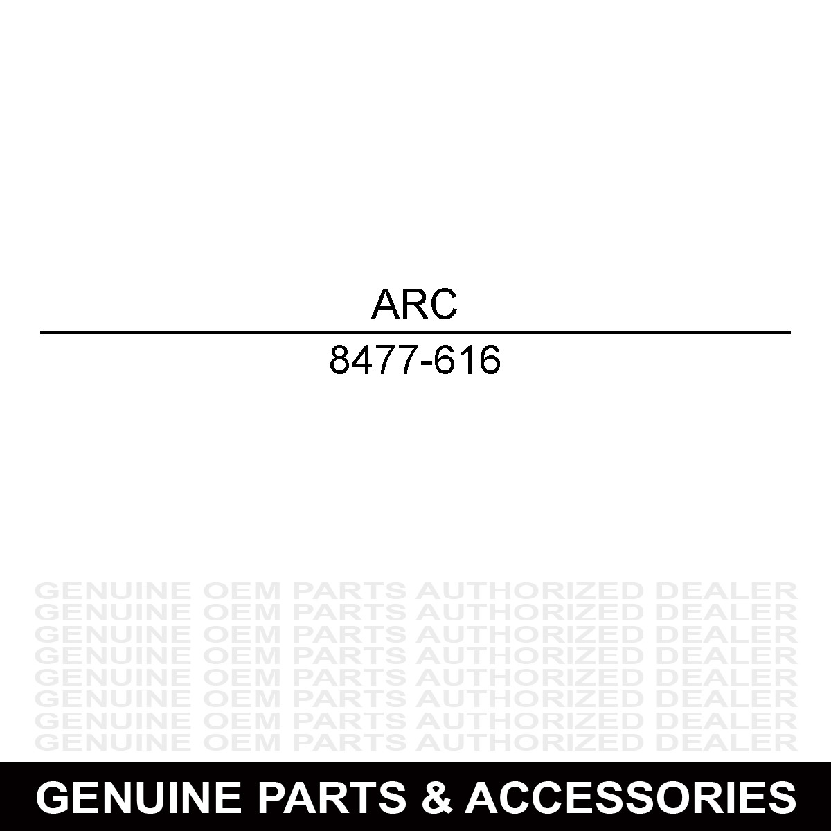 Arctic Cat 8477-616 SCREW,MACH-TSTRH M6X1.0X16 Z&BLK 1000 500 550 600 700 XC