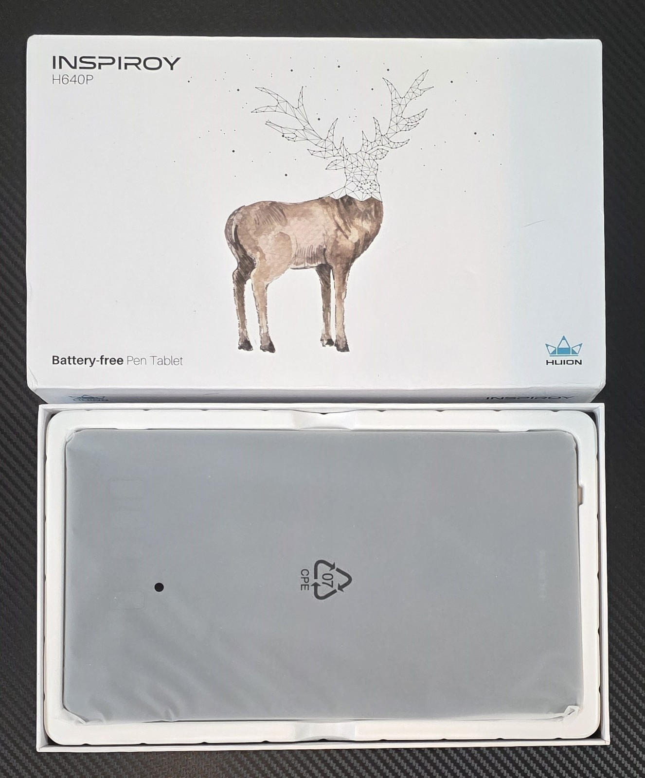 HUION Inspiroy H640P Graphics Drawing Tablet 8192 Pressure Battery-Free Pen