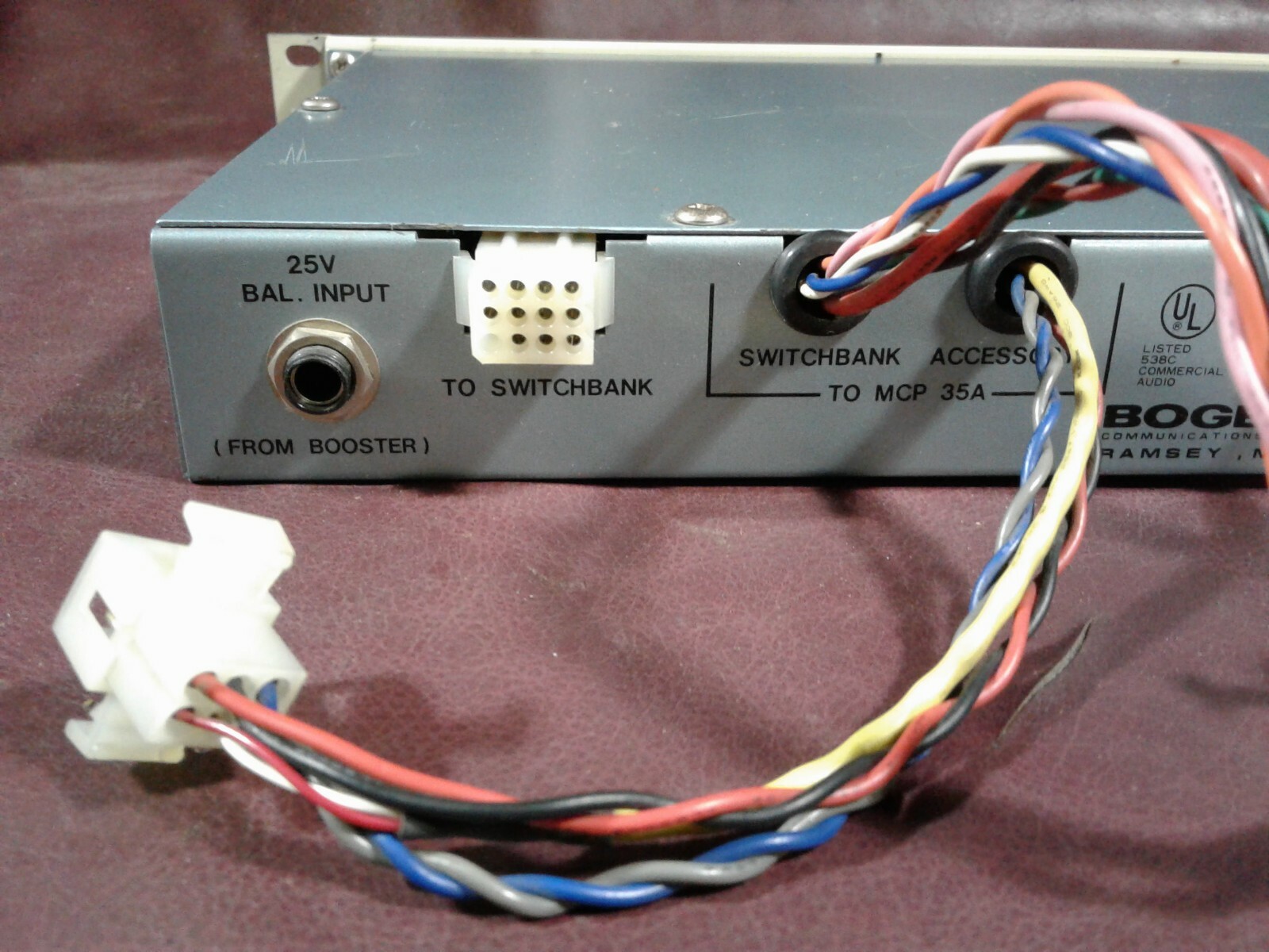 Bogen Communications MCP-B Intercom B Program Control Panel