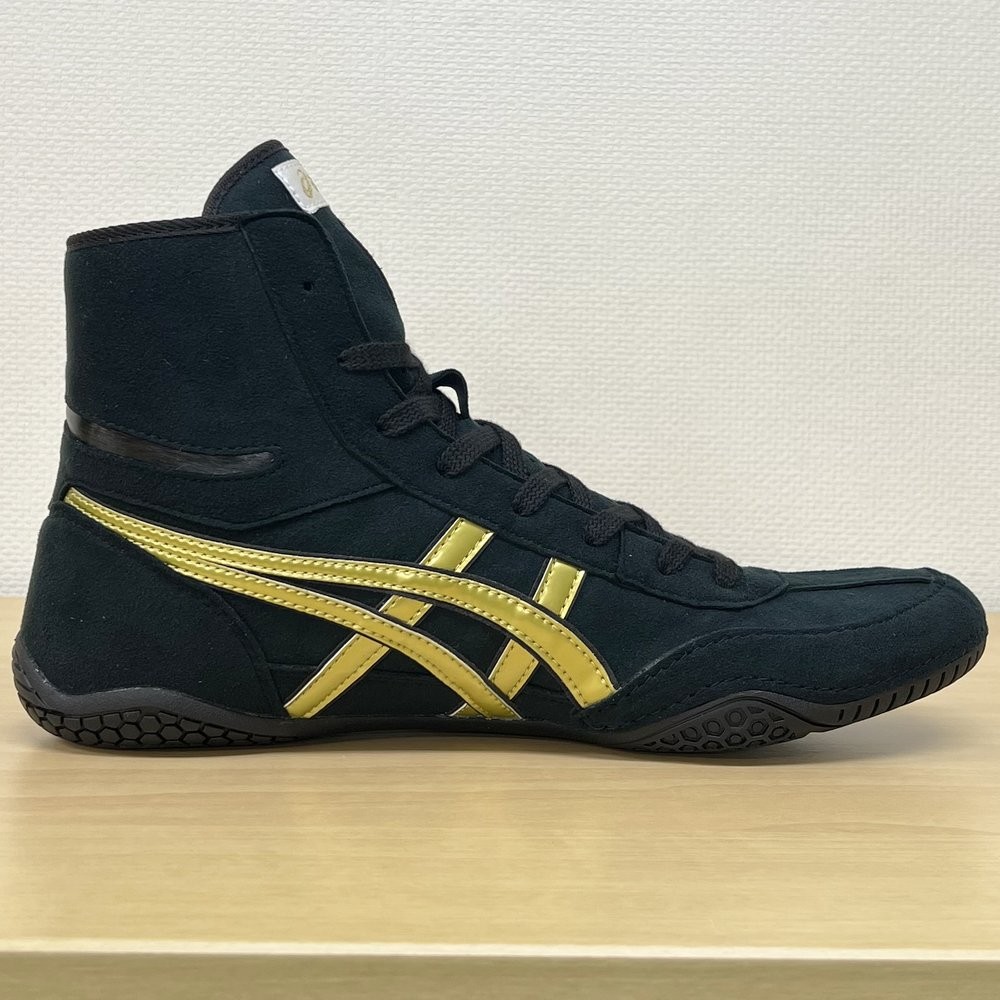 ASICS wrestling shoes 1083A001 Black x Gold x Black A504 US 11.5/28.5cm