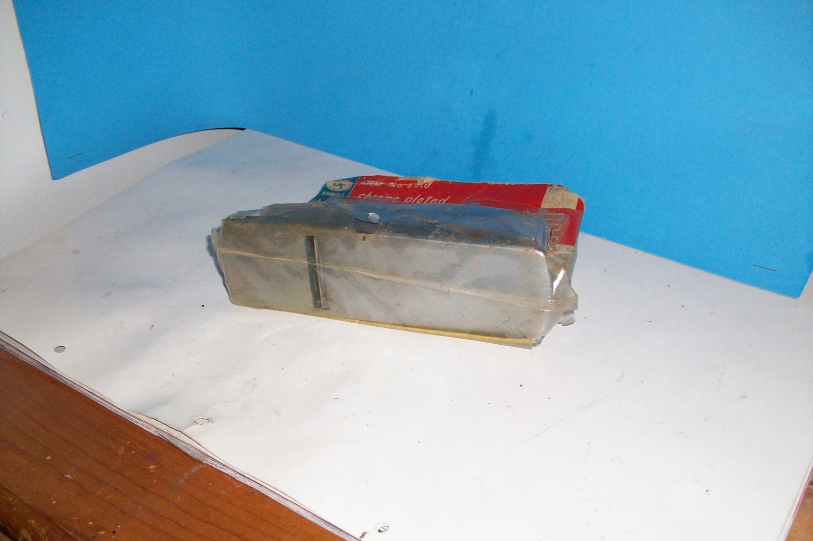 VINTAGE OXWALL CHROME PLATED PLANE UNOPENED IN PACKAGE