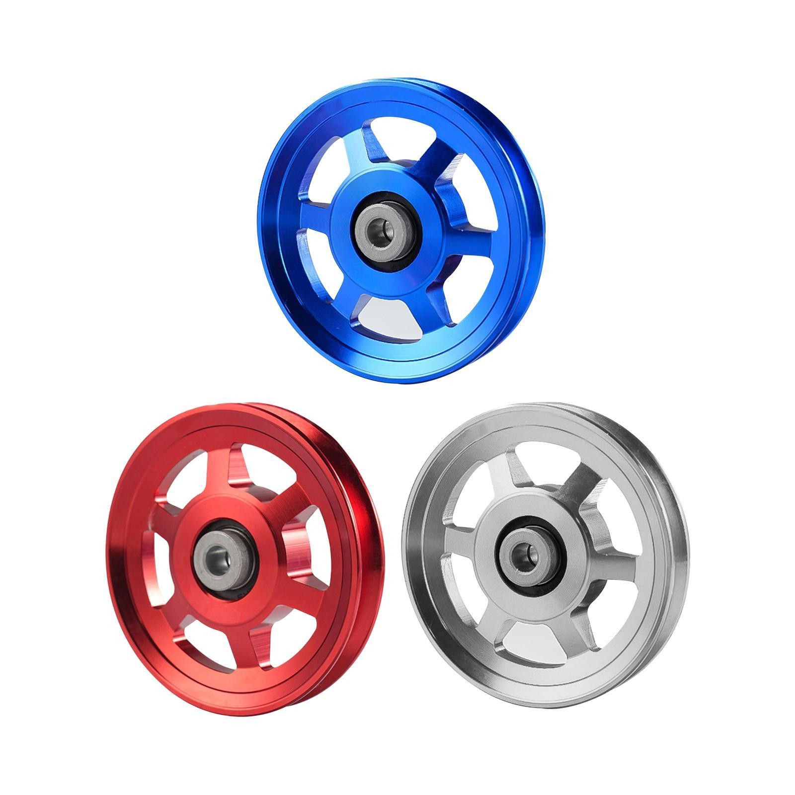 Bearing Pulley Wheel Replacement 105mm Round Pulley Wheel Wear Resistant for