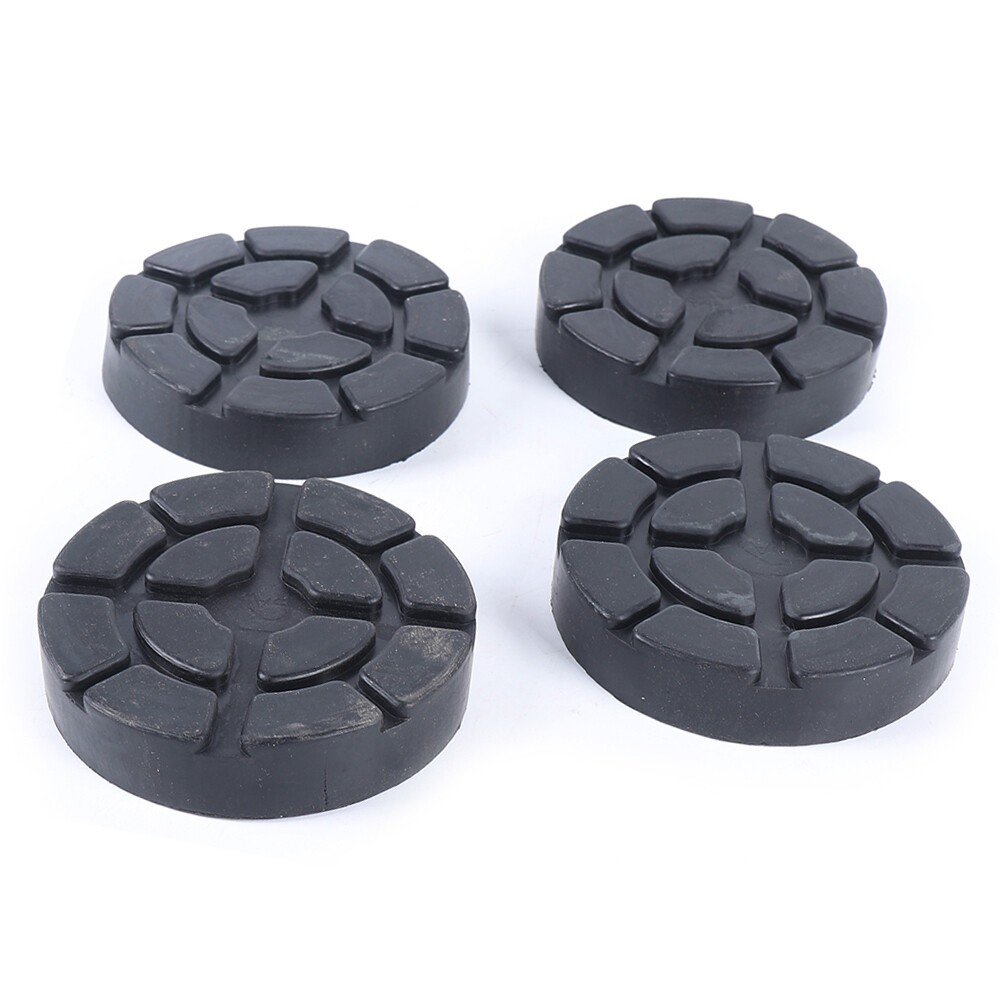 4Pcs Round Rubber Arm Pads Lift Pad For Fit Auto Lift Car Truck Hoist Heavy Duty