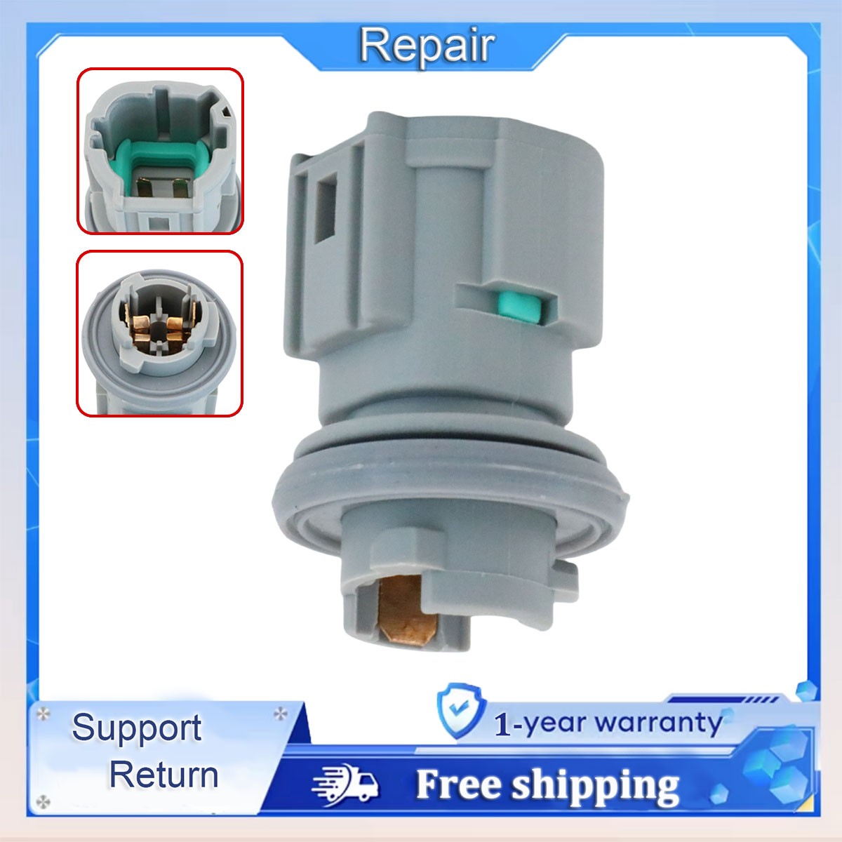 For Nissan 240SX 2.4L AT SE 1995 1996 1997 Marker Lamp Bulb Socket 26250-70F00